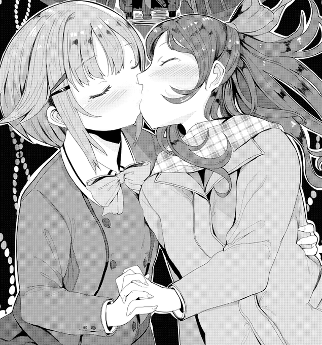 以前合同誌で描かせて頂いた幸子とありすの挿絵です。さちありピックアップ💋 