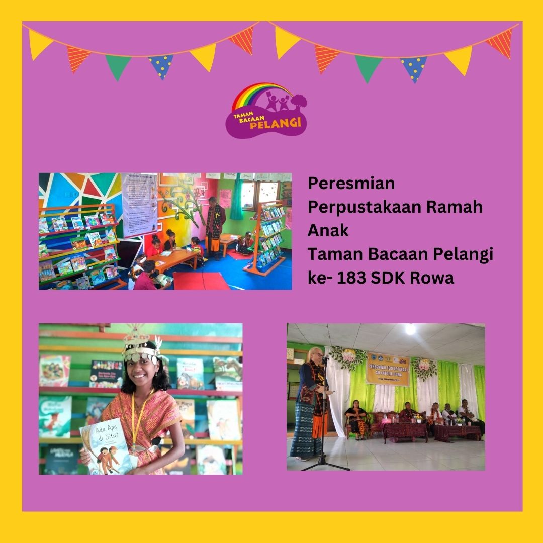Taman Bacaan Pelangi tweet media