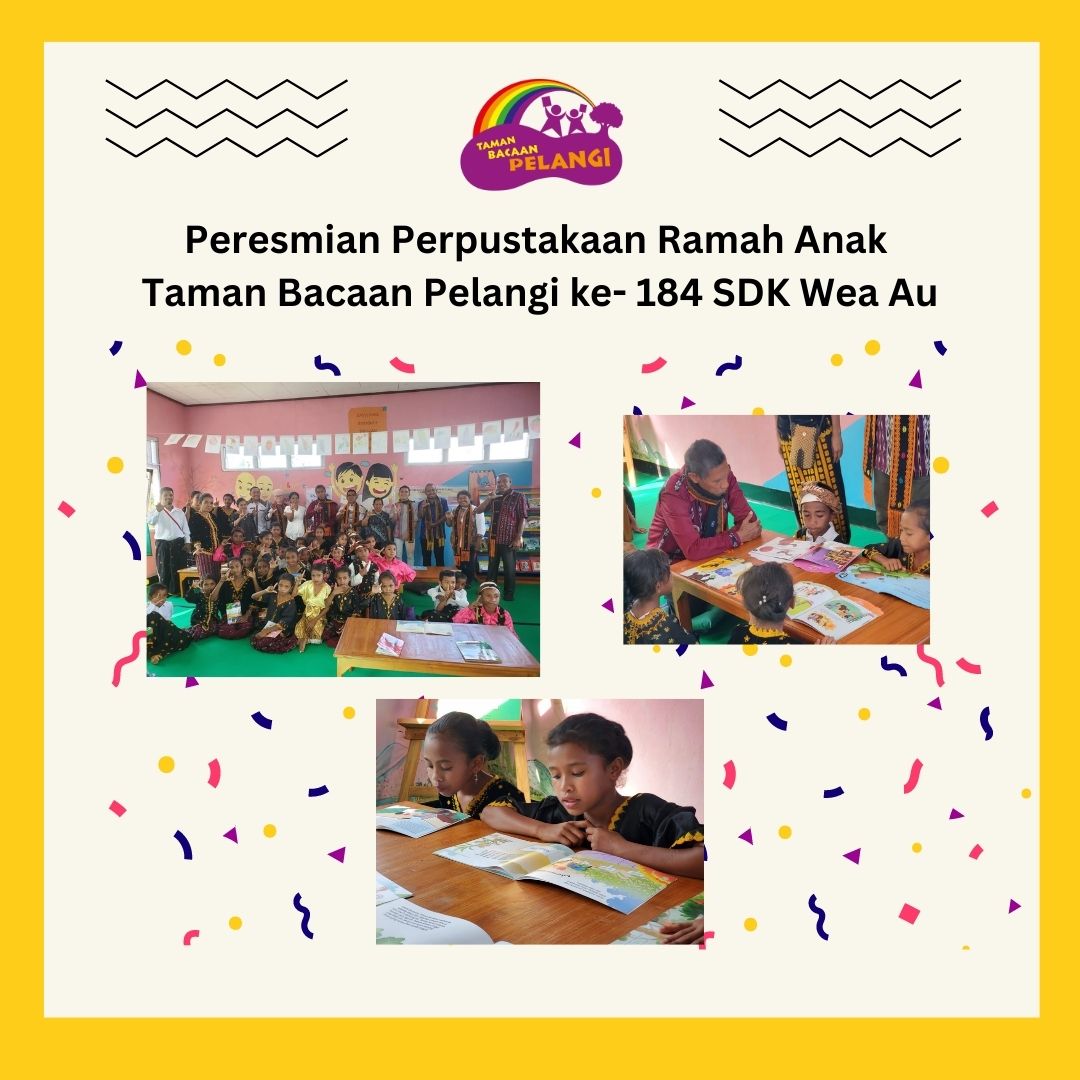 Taman Bacaan Pelangi tweet media