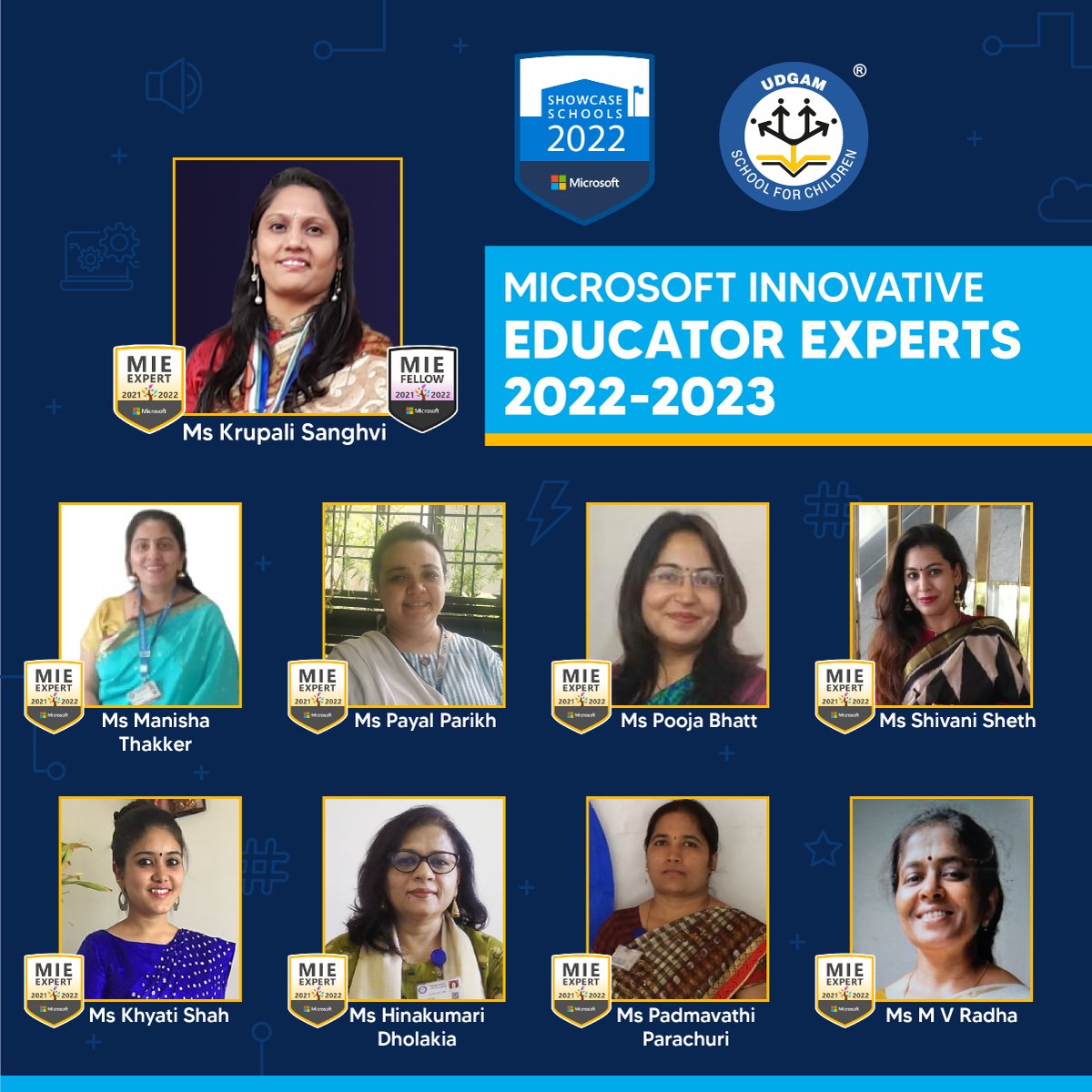 UdgamSchool's tweet photo. It takes great pleasure to announce that #UdgamSchoolforChildren is recognized as the Microsoft Showcase School for 11th year in a row. 
#showcaseschool #microsoftedu #Udgamites #school #schools #AheadOfTime #schoolawards @Krupali_Sanghvi 

@mgchoksi https://t.co/psgJnZPIT2