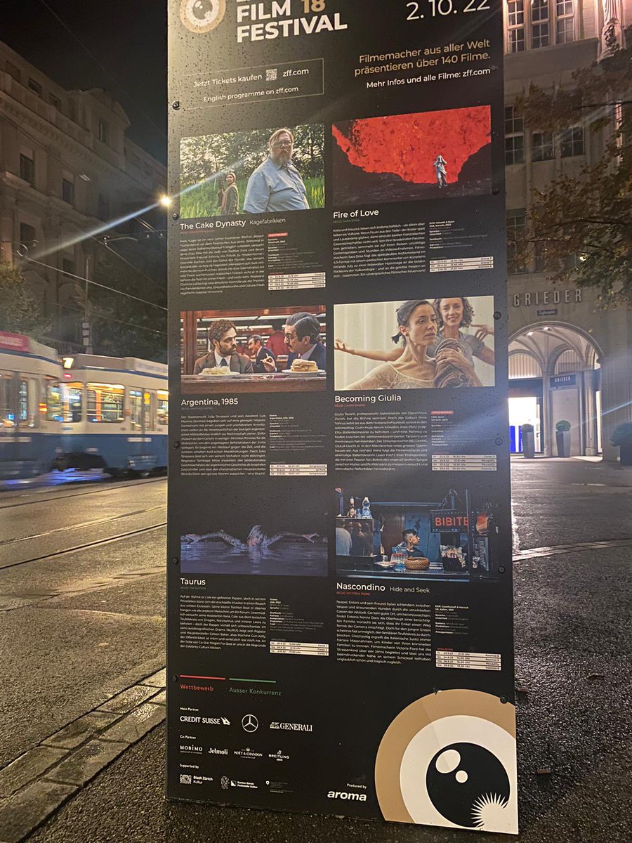 we had a wonderful weekend at  <a href="/zurichfilmfest/">Zurich Film Festival</a> where Nascondino played in the Documentary Competition - great to receive so much love and support for the film on its festival journey!