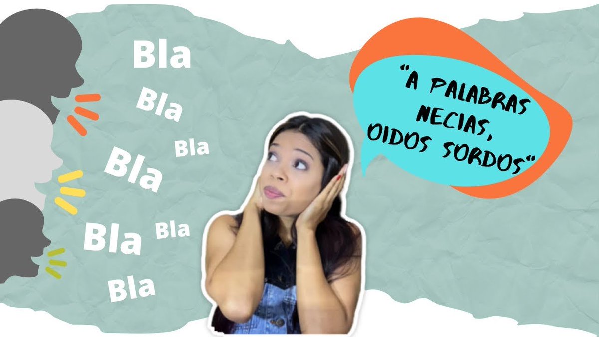 OSFC_Spanish's tweet image. Frase idiomática de la semana:A palabras necias,oídos sordos(harsh words fall on deaf ears,do not pay attention to any nonsense words)

Ejemplo: Es absurdo que algunas personas digan que la inmigración representa una amenaza cultural para el país...a palabras necias, oídos sordos