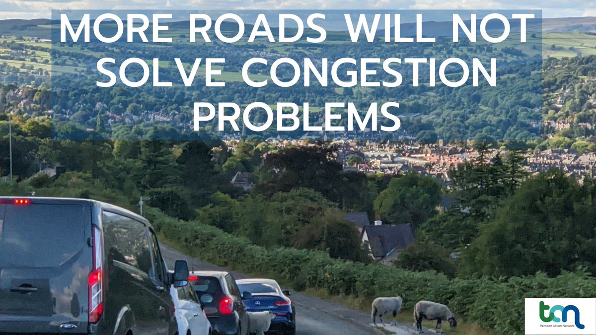 Building new roads to ease congestion is a waste of money. It does not work. 

#NoNewRoads