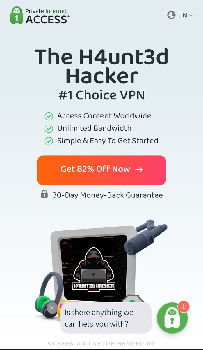 PIAVPN.com/HauntedHacker