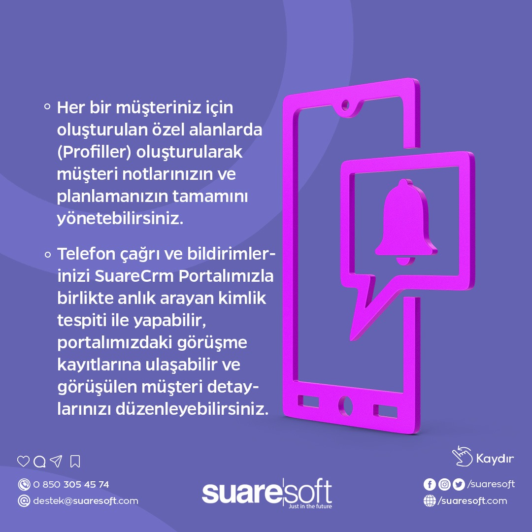 SuareSoft's tweet photo. ''SUARE CRM PORTALI'' ile Firmanıza Ne Kazandırıyoruz ?
Daha Detaylı Bilgiye Ulaşmak İçin Bizimle İletişime Geçin ⬇

☎️ 0 850 305 45 74
🌐 https://t.co/lMEQRrthhG

 #bursa #webtasarımbursa #googlereklam #özelyazılım #bilişim #eticaret #erp #crm #sosyalmedya #teknoloji #marka https://t.co/qpsP16OlrA