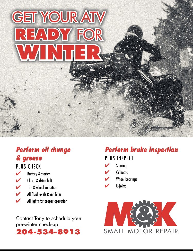 Free Pick Up &amp; Delivery Call Today #WinterIsComing #atvrepair #WorkinProgress
