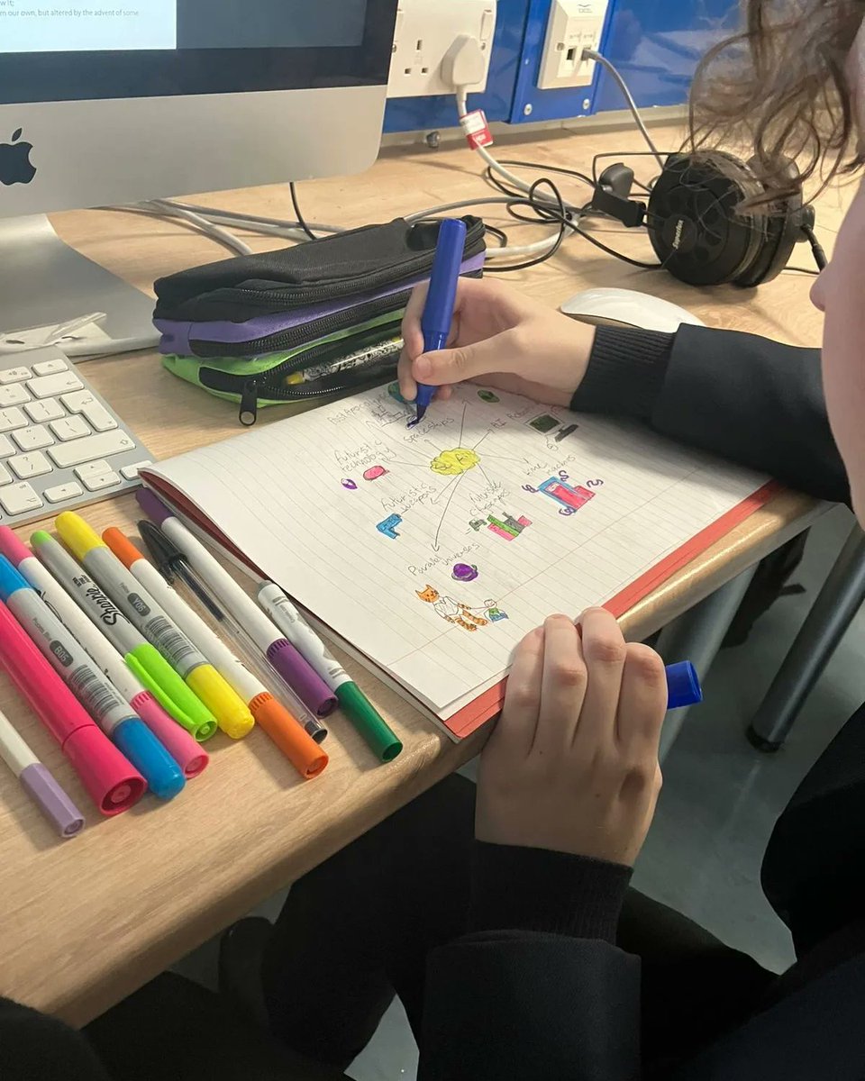 MaloneCollege's tweet photo. Year 11 students working hard in Moving Image Arts today, studying genre @malonemia 🎬 https://t.co/9Tp6YTFfcM