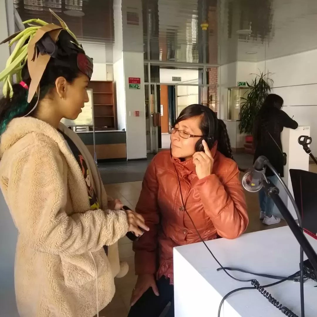 vlahebo's tweet photo. Ayer 27 de septiembre tuvimos otra jornada del #MediaLab #Páramo que hace parte de @LaIlusionFest. A través de realidad virtual, radio, máscaras, #tecnología y #sonido exploramos diferentes formas de devenir en páramo. 

Ipiales - Banco de la República https://t.co/DELZ6a72Vr