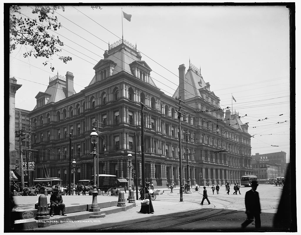 JayKincaid's tweet photo. 1901, Cincinnati Federal Building https://t.co/GA7f2HXbFf