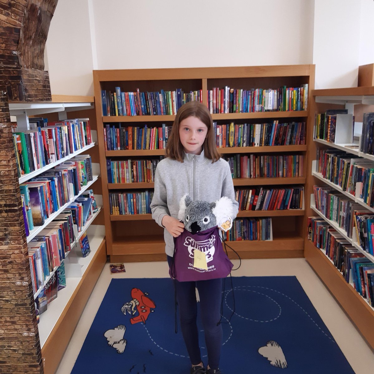 DLR_Libraries's tweet photo. Congratulations to the Lovely Romy a #BlackrockLibrary #Summerstars winner, Well done from all of us Romy #DLRLibraries #RightToRead https://t.co/89DjNBmpE6