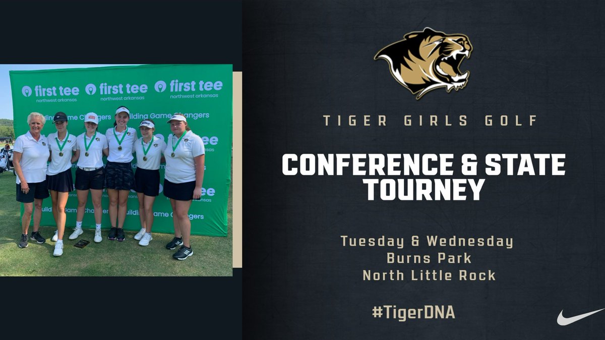 BHS_TigerPride's tweet image. STATE DAY - qualified &amp;amp; ready to play 

@BentonvilleGolf 
@davis3169 

Go Tigers #TigerDNA