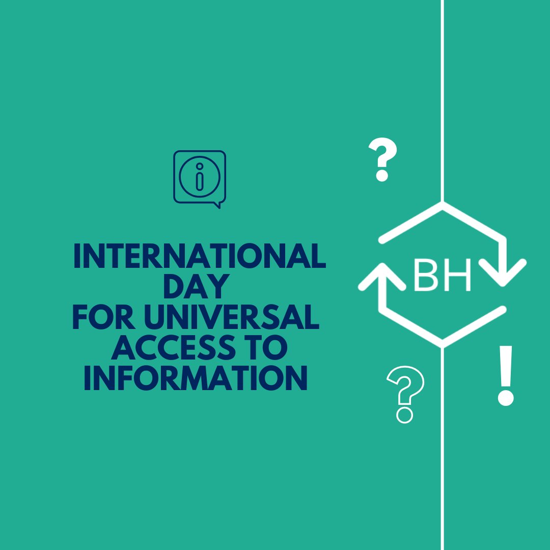 Universal access to information means that everyone has the right to seek, receive and impart information.

#AccessToInfoDay #RightToKnow #AccessToInformation #WeDeserveToKnow