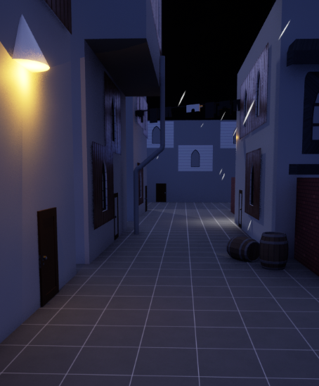 CaidianCard's tweet photo. A vampire vibe game with a mission on making a ''vegan'' fake blood so the other vampires can stop killing the humans. #Vampire #leveldesign #UnrealEngine5 https://t.co/ye5NPuypco
