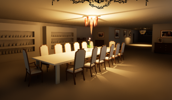 CaidianCard's tweet photo. A vampire vibe game with a mission on making a ''vegan'' fake blood so the other vampires can stop killing the humans. #Vampire #leveldesign #UnrealEngine5 https://t.co/ye5NPuypco