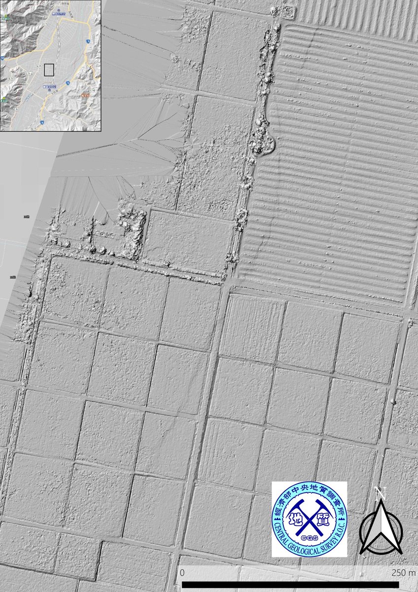WendyTsai0420's tweet photo. The latest drone DEMs showing the surface ruptures of the M6.8 Guanshan-Chihshang earthquake in Taiwan. (Credits to the Central Geological Survey) https://t.co/zDDH09JvHG