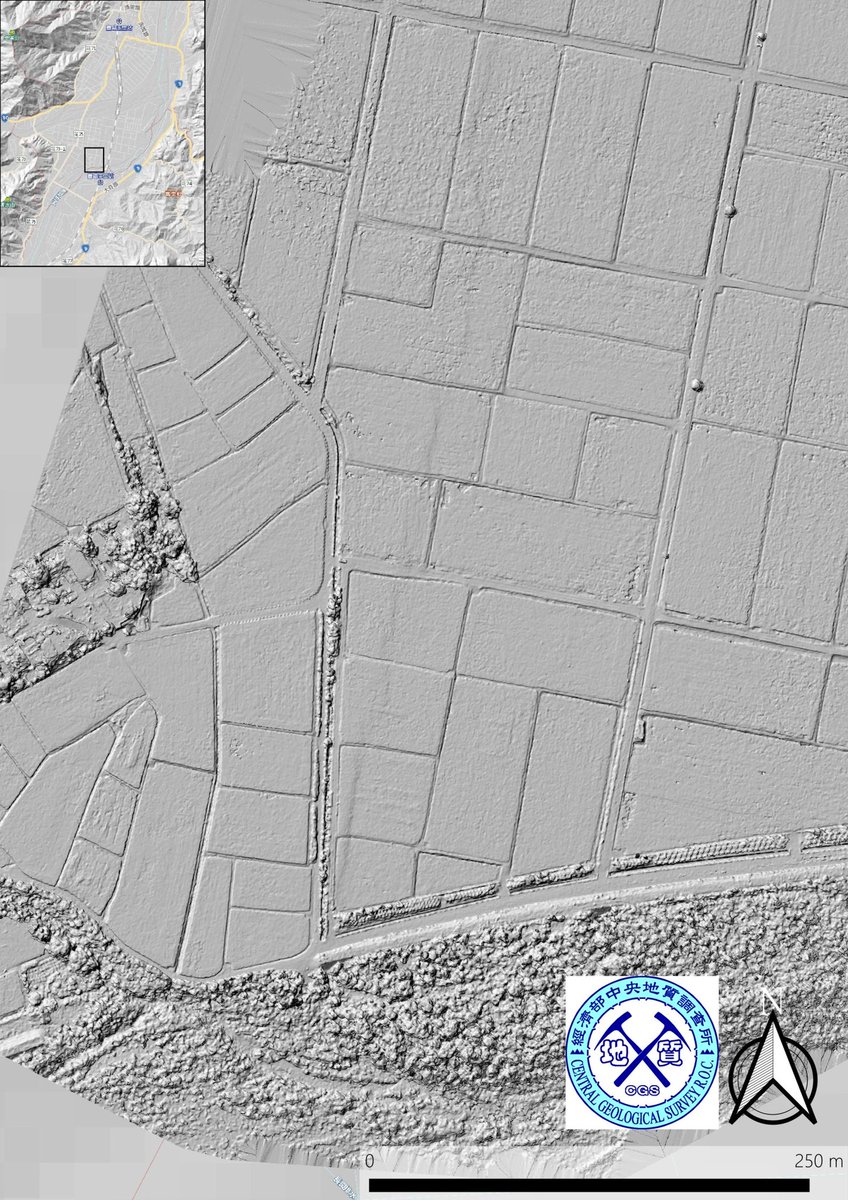 WendyTsai0420's tweet photo. The latest drone DEMs showing the surface ruptures of the M6.8 Guanshan-Chihshang earthquake in Taiwan. (Credits to the Central Geological Survey) https://t.co/zDDH09JvHG
