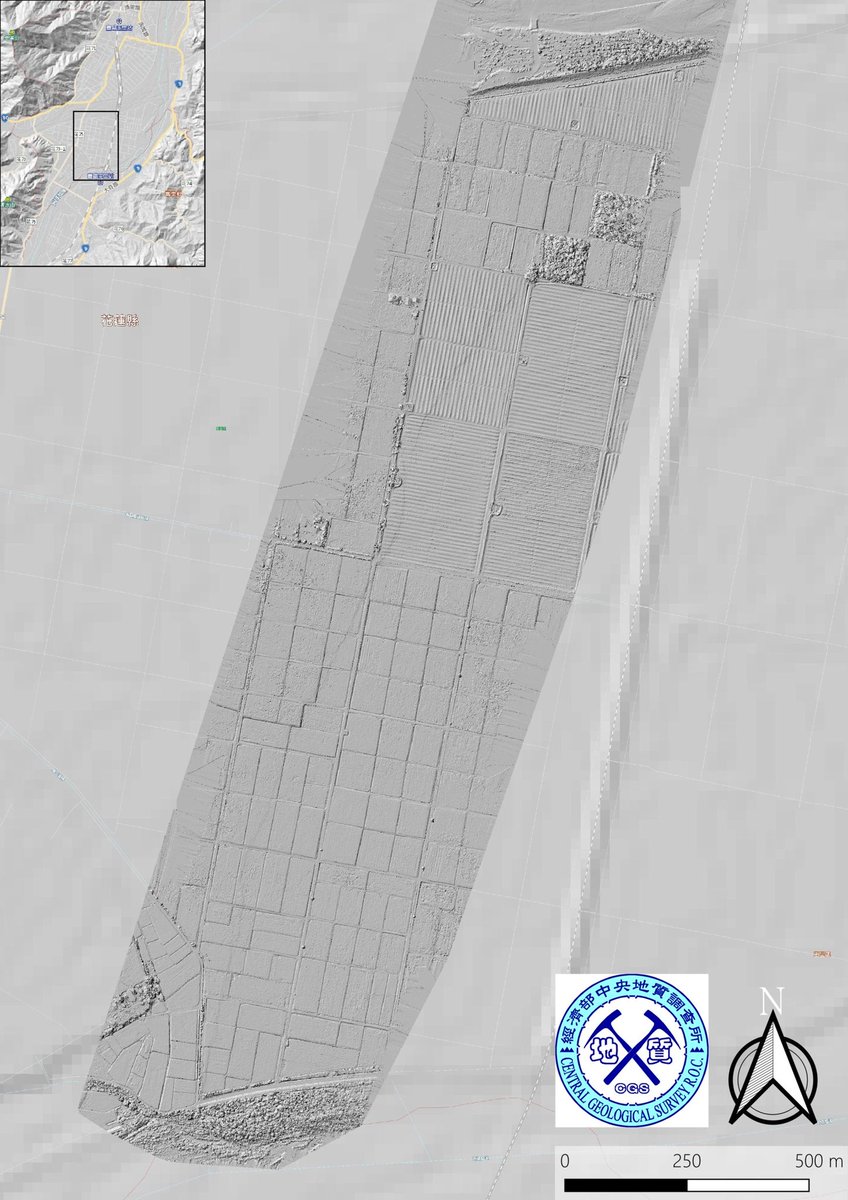 WendyTsai0420's tweet photo. The latest drone DEMs showing the surface ruptures of the M6.8 Guanshan-Chihshang earthquake in Taiwan. (Credits to the Central Geological Survey) https://t.co/zDDH09JvHG