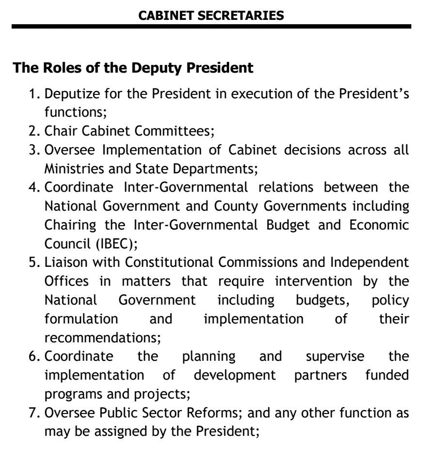 ishqyboy's tweet photo. The roles of the Deputy President #RiggG and that of Prime Cabinet Minister #MDVD are almost the same roles as indicated by President Ruto?π€π³π
@Abdirizaqhassa6 @nasrudiinabdul @aleehassani10 @BasilioCC @chothep @ayogo_do @AminMaow @nasiradanf @Abdiwalidabar @moha_amish https://t.co/cvR8TWopeb