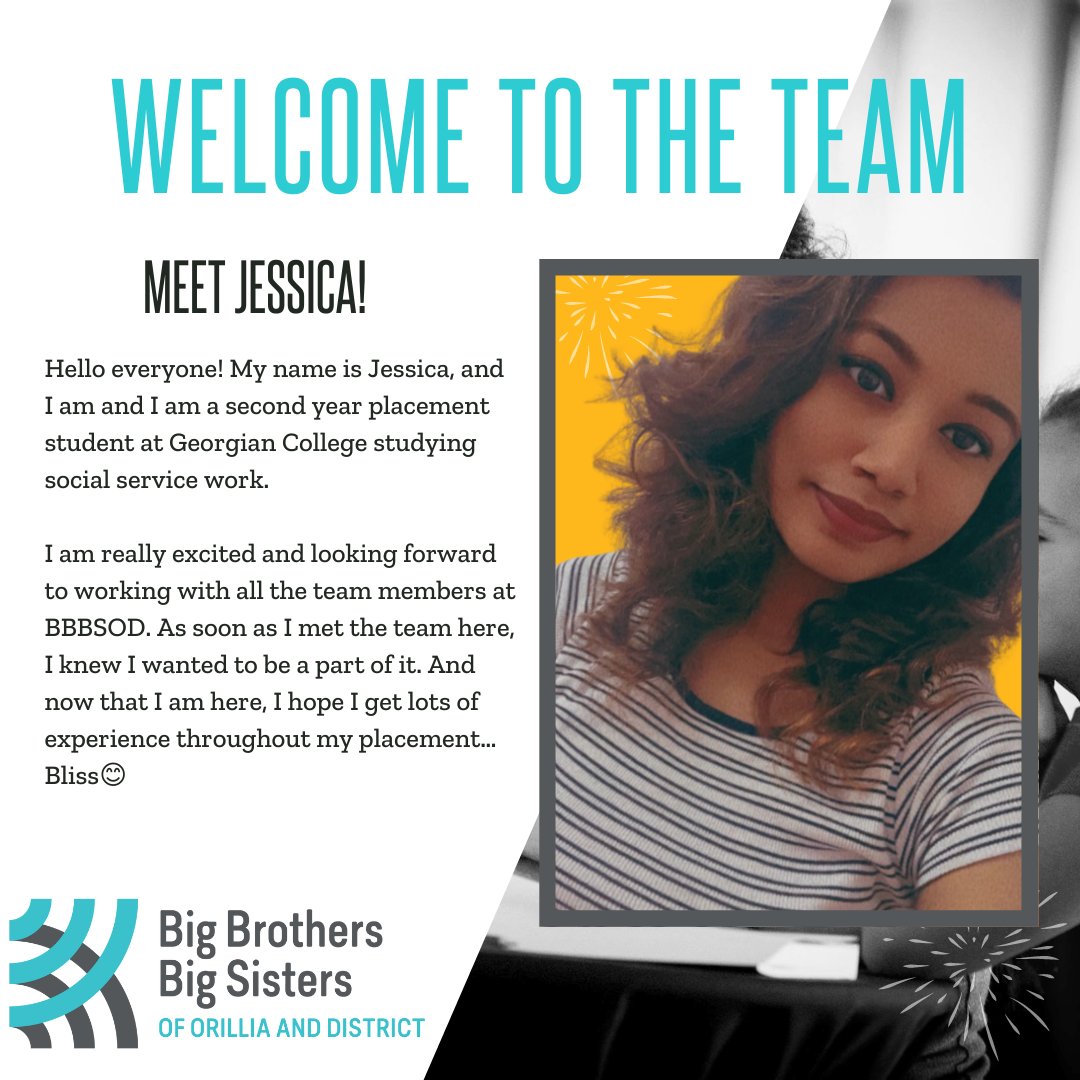 WELCOME TO THE TEAM JESSICA!

Here is a message from our new Caseworker.

#community #biggertogether #giveback #helpingothers #bigbrothersbigsisters #bbbsod
