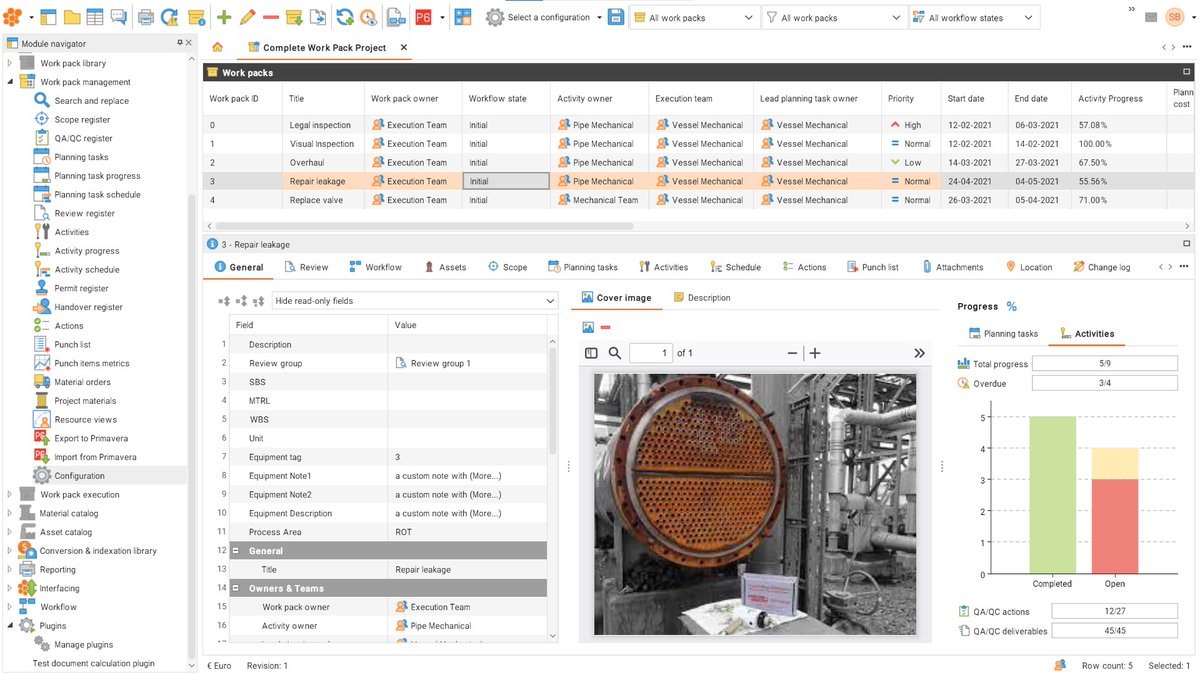#Cleopatra10.0 🚀 provides a fully-fledged #WorkPackageManagement solution that includes scoping, planning, QAQC management, punch items, scheduling/ERP interface, execution management, and more for STOs.

Request a demo: costmanagement.eu/request-a-demo

#CleopatraEnterprise
