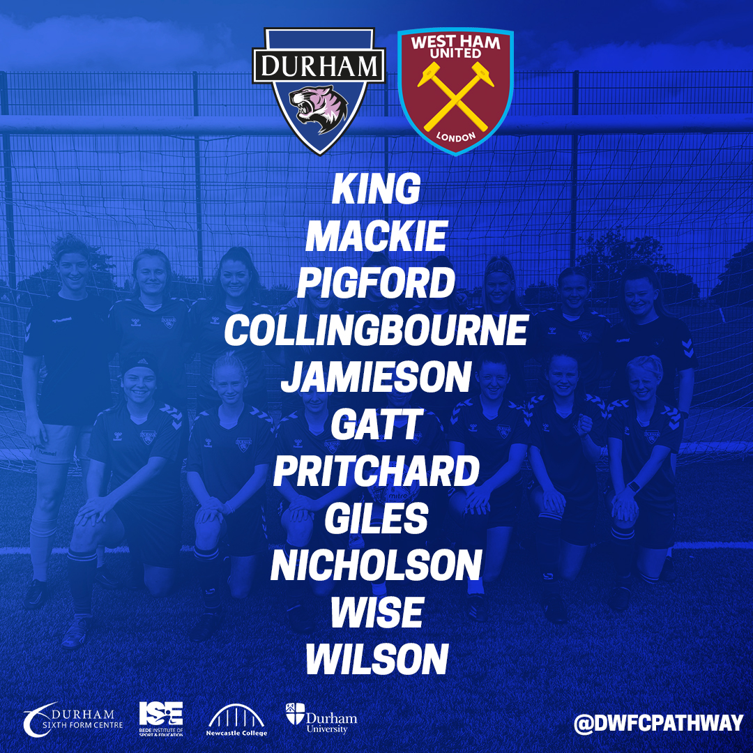 Here's how we line-up for today's Barclays WSL Academy cross-divisional fixture with West Ham United 📝

We'll have live updates right here from 2pm! 📲