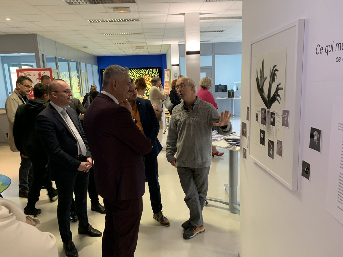 RLaganier's tweet photo. Très heureux de rencontrer la Ministre de l’éducation et de la culture de la Sarre @ChristineClivot à l’occasion de l’inauguration de la Micro-Folie transfrontalière et de travailler à la poursuite d’innovations franco-allemandes https://t.co/v4Wt8qhXFn