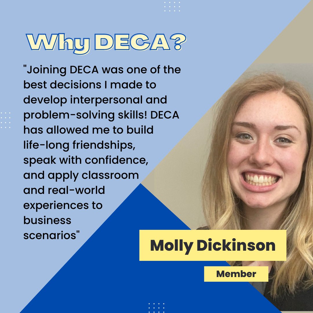 NorthwoodCDECA's tweet photo. DECA connects students from all backgrounds and helps them build life-long friendships ๐ค#whydecawednesday #whydeca #gettheedge https://t.co/DZEDRSC4Vo