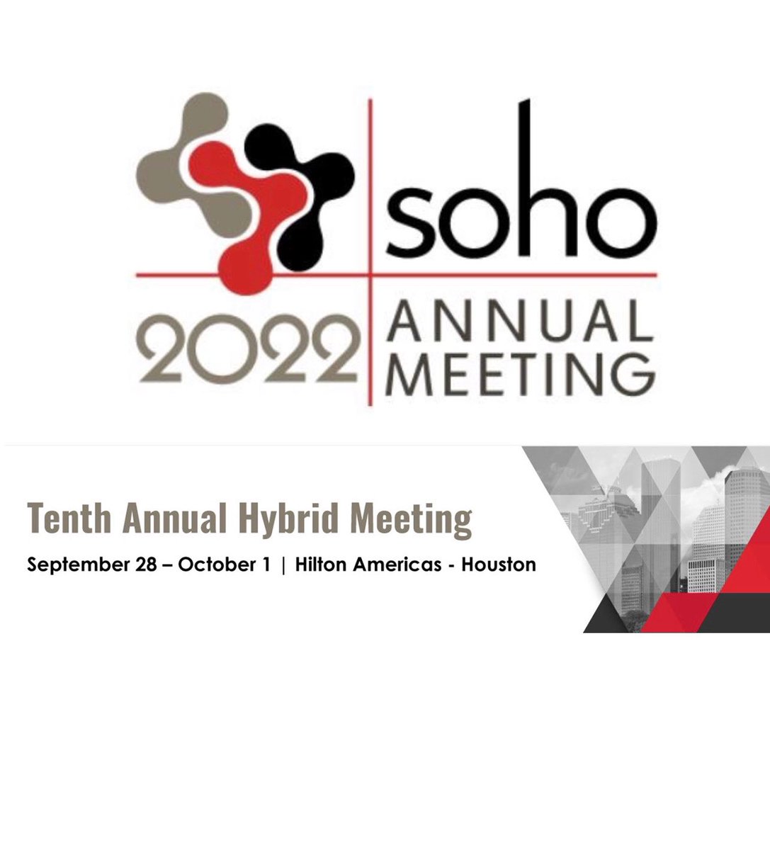 MMTrials's tweet photo. Soho 2022 - 10th annual hybrid meeting #soho22 #mmsm #MultipleMyeloma https://t.co/wbddzg9VrK