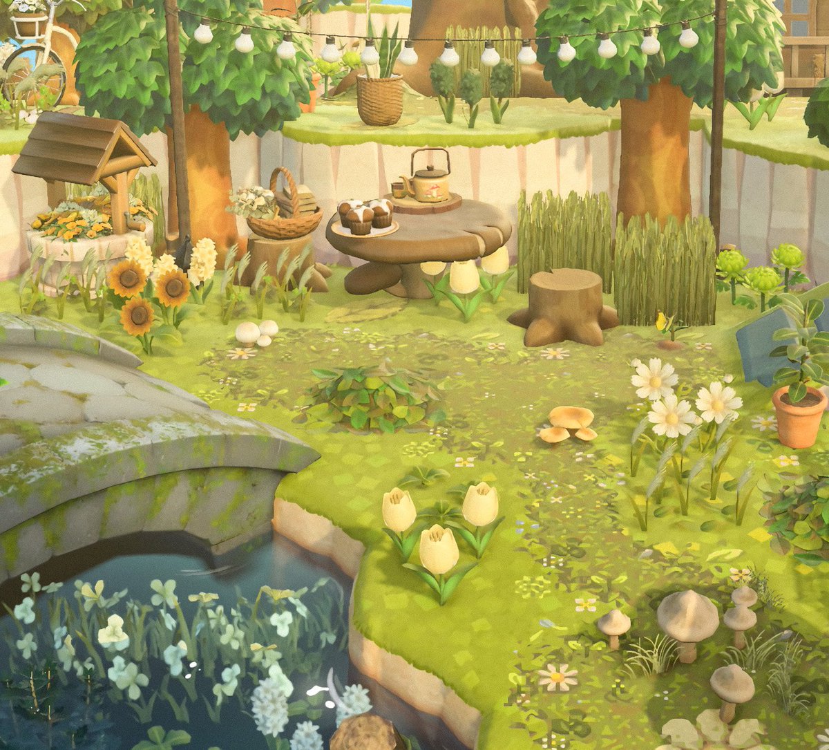 dopsy_x's tweet photo. Forever going to be updating my entrance with cute mods 🧺🤍🌿

#animalcrossing #acnh #acnhmods #AnimalCrossingNewHorizons https://t.co/C2OjPOSt8T
