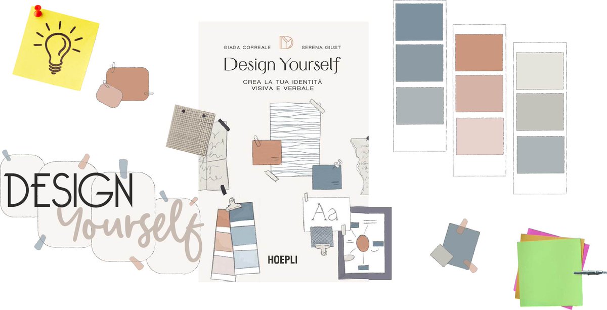 Un percorso di ricerca e progettazione per creare il proprio brand personale, unico e indimenticabile: ecco #designyourself, libro a quattro mani di <a href="/mielcafeco/">Giada</a> e <a href="/serenagiust/">Serena Giust</a> edito da @Hoepli_1870