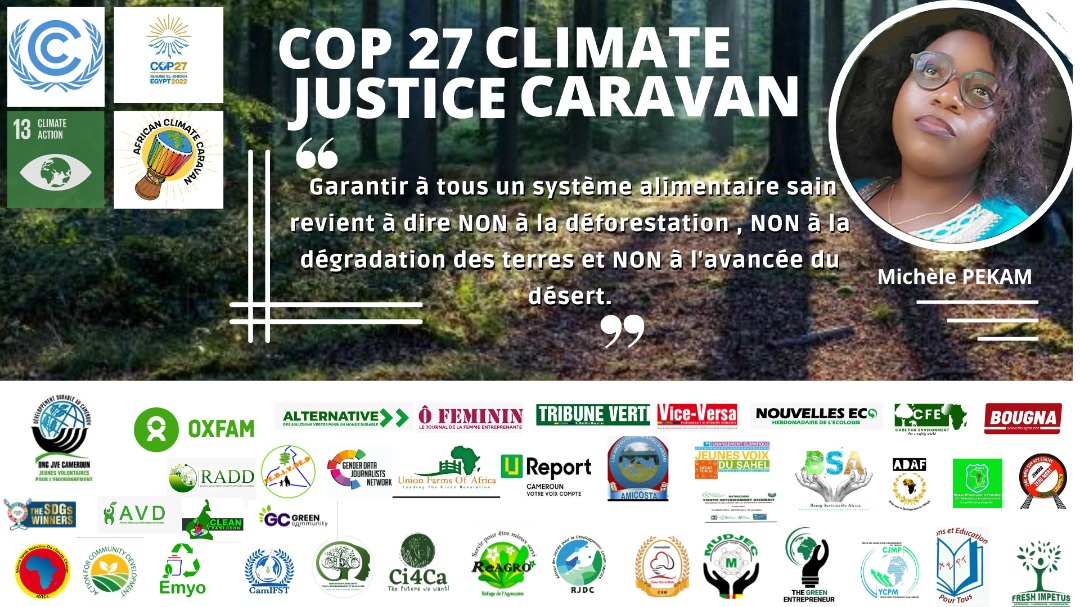 jvecmr's tweet photo. "Les forêts constituent un rempart vital contre le changement climatique et la perte de la biodiversité. Garantir à tous un système alimentaire sain revient à dire NON à la déforestation , NON à...👇
#CAPSURLACOP #COP27
@senalouka @JVE_Int @Jveivoire @GRAIN_org @CIFOR_forets https://t.co/Z8rbN7gxvh