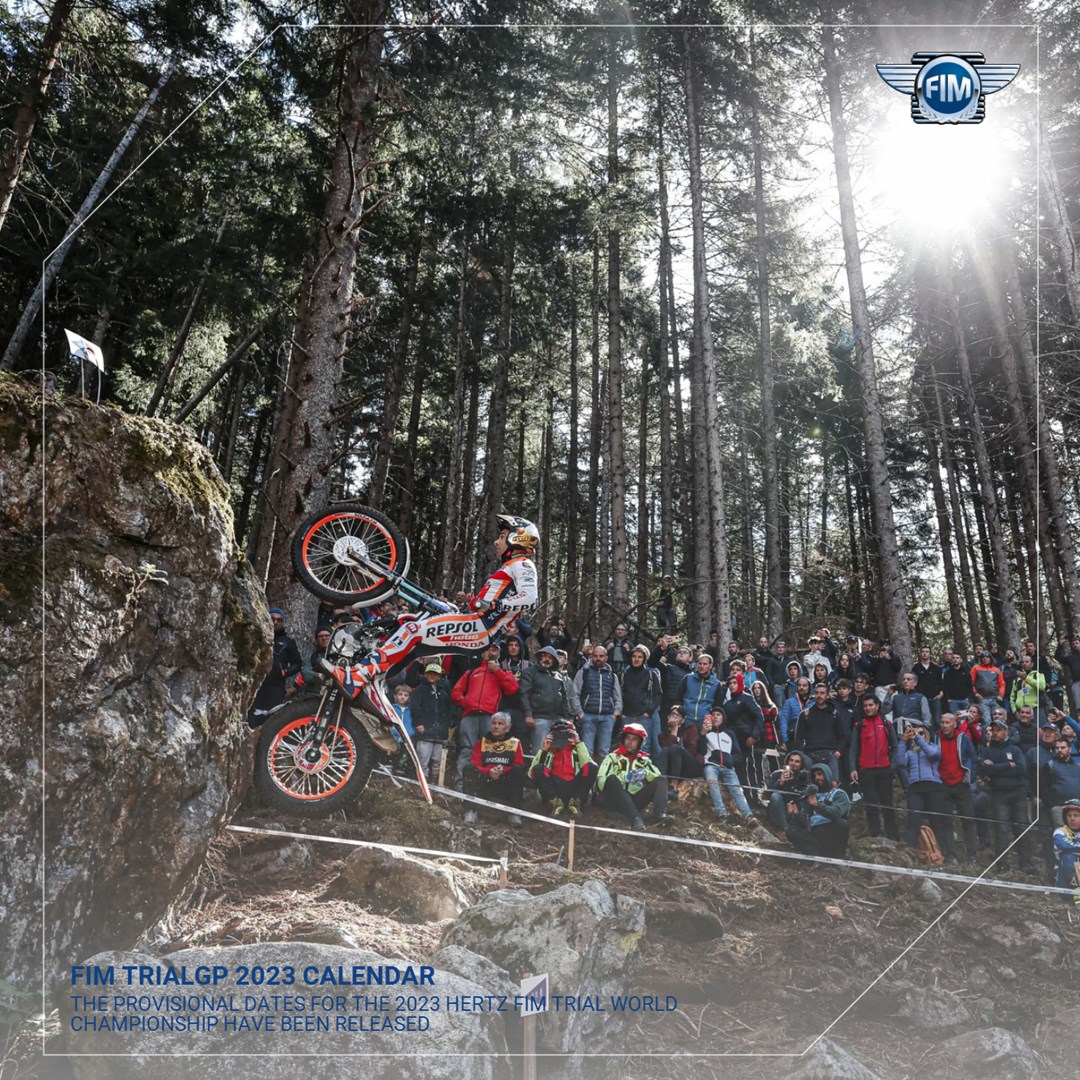 FIM on Twitter "🙌 The FIM TrialGP 2023 provisional calendar has been