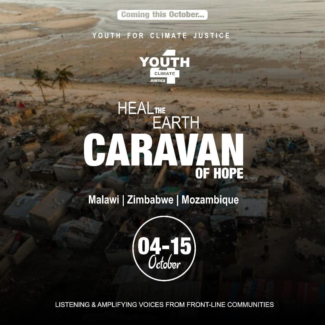 We are proud to be the #CaravanOfHope a co-creative climate justice advocacy campaign with 30 young #ARTivists in social circus, climate advocacy &amp; media journeying approx. 1800km across Zim, Mozambique &amp; Malawi.
#Youth4ClimateJustice
<a href="/JCED_Malawi/">JESUIT CENTRE FOR ECOLOGY & DEVELOPMENT</a>
<a href="/crtvedevelop/">Crtve Development</a> 
#AfricaByWe