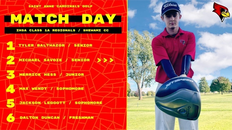 SACHS302's tweet photo. The Golf team travels to Shewami Country Club to start regional play! #CardinalPride https://t.co/rKLyL3UNFM