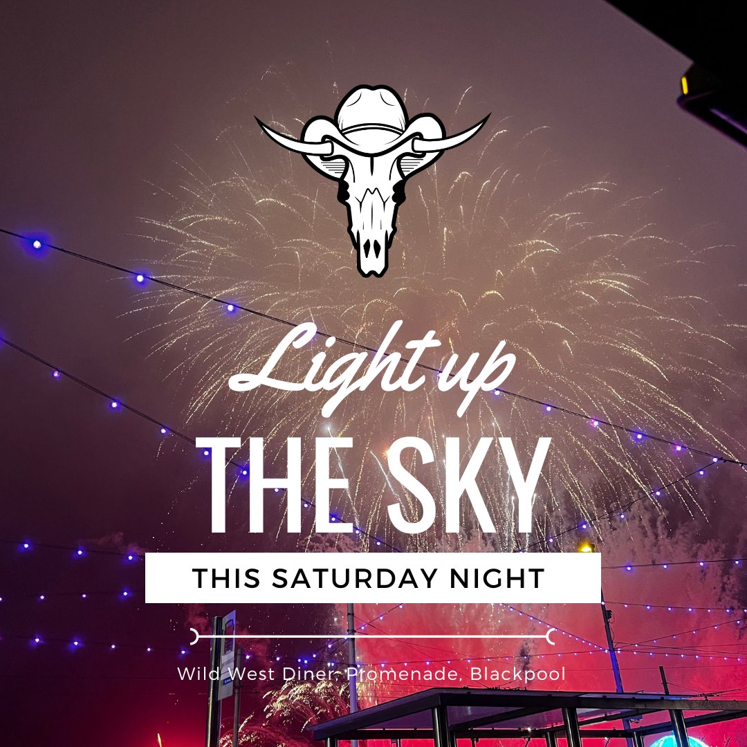 This Saturday night is the return of the World Firework Championships! It's expected to be exceptionally busy here in Blackpool. Enjoy the display, and if you're feeling peckish before or after the show, our doors will be open till late!