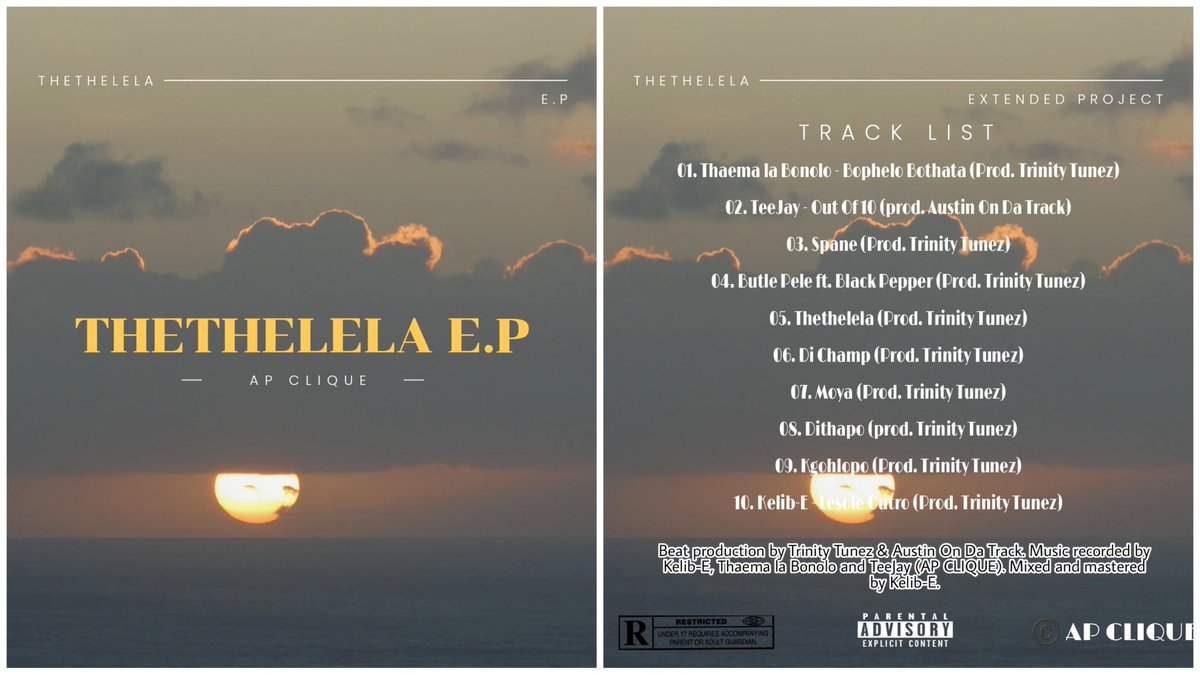 Kelib_E's tweet photo. THETHELELA E.P:
Download Link: https://t.co/suV2TNtJt9

Download Link: https://t.co/9rh9BcPt9n

Youtube Link: https://t.co/AEeqpimLUk

Music Video: 
https://t.co/oJjUOvKUad

#Trending #TrendingNow #trendingvideos #tshepe#sesothohiphop https://t.co/JIUMLxqLa7