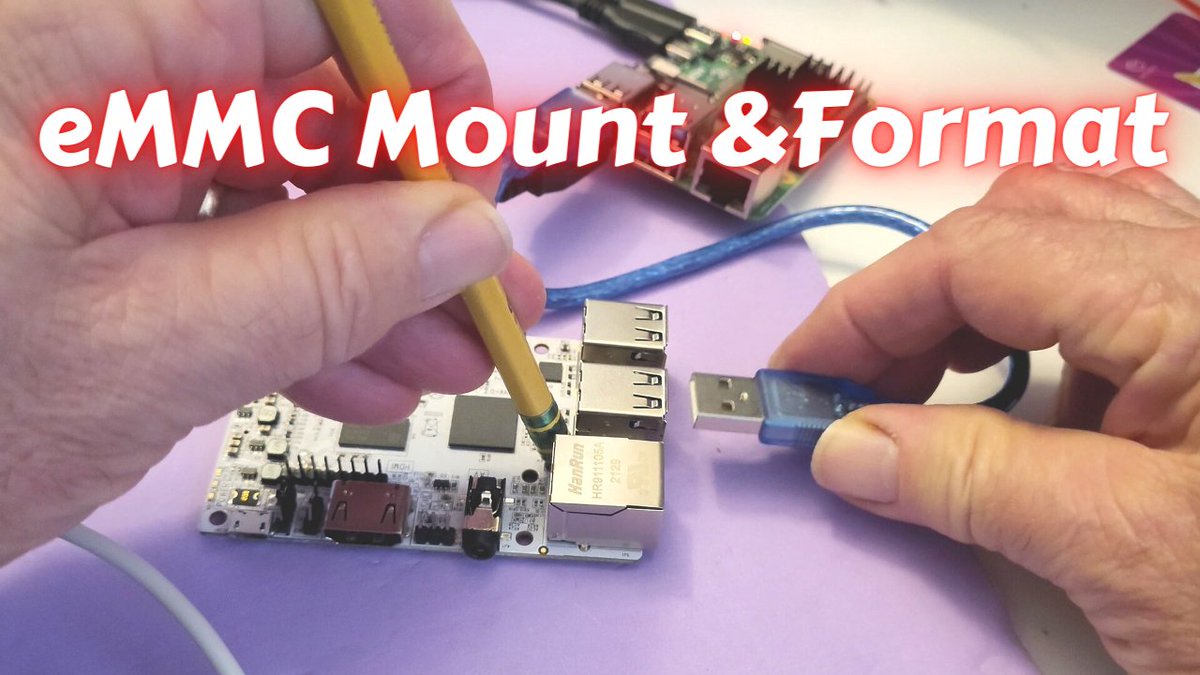 ShotokuTech's tweet image. I follow @Librecomputer on Twitter. Now I find there is a new method to mount and format the 32GB eMMC module attached to the Le Potato. Let's do this! youtu.be/e-ariO-SUEA
#AMLS905XCC #LePotato #eMMC @Librecomputer