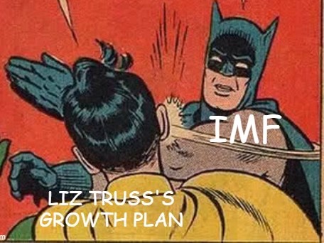 The IMF has destroyed whatever credibility <a href="/trussliz/">Liz Truss</a> and @KwasiKwarteng had left. The warning this morning was a massive slap down. We need to #gettheToriesout!