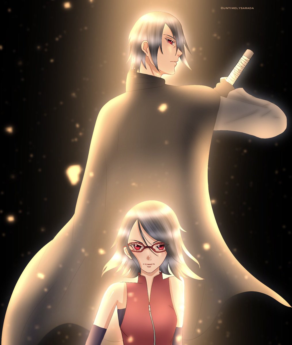 💙Father &amp; daughter❤️

#sasuke #sarada #boruto