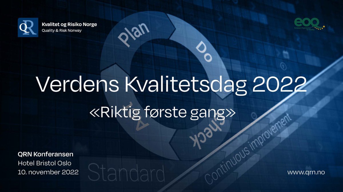 NFKR2's tweet photo. Ta en titt på https://t.co/l9HlkMC4Sy og se program og omtale av høstens markering av EOQ initiativet Quality Week https://t.co/zmd2Etw77m