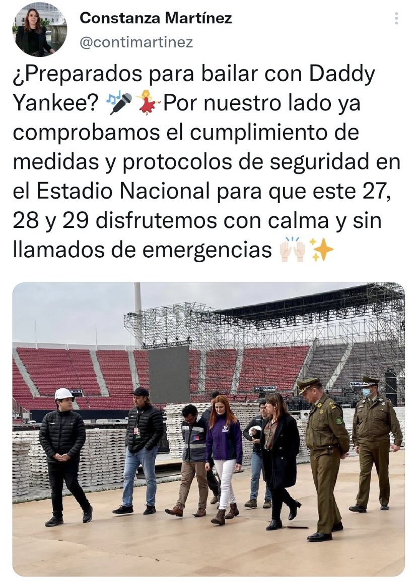 Delegada Presidencial de la RM <a href="/contimartinez/">Constanza Martínez</a> y Alcaldesa de #ñuñoa publicitaban su “protocolo de seguridad” para evento masivo. Fue un absoluto fracaso, arriesgando a vecinos y asistentes por su inoperancia