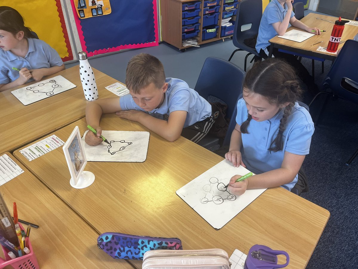 StFrancisPGMrsJ's tweet photo. We had a problem solving challenge to work out during our maths session. We worked well together and managed to find the solution. #MathsWeekScotland #InvNum #MathsWeekInverclyde ✖️➕➖➗ https://t.co/Ox9YuNVn9F