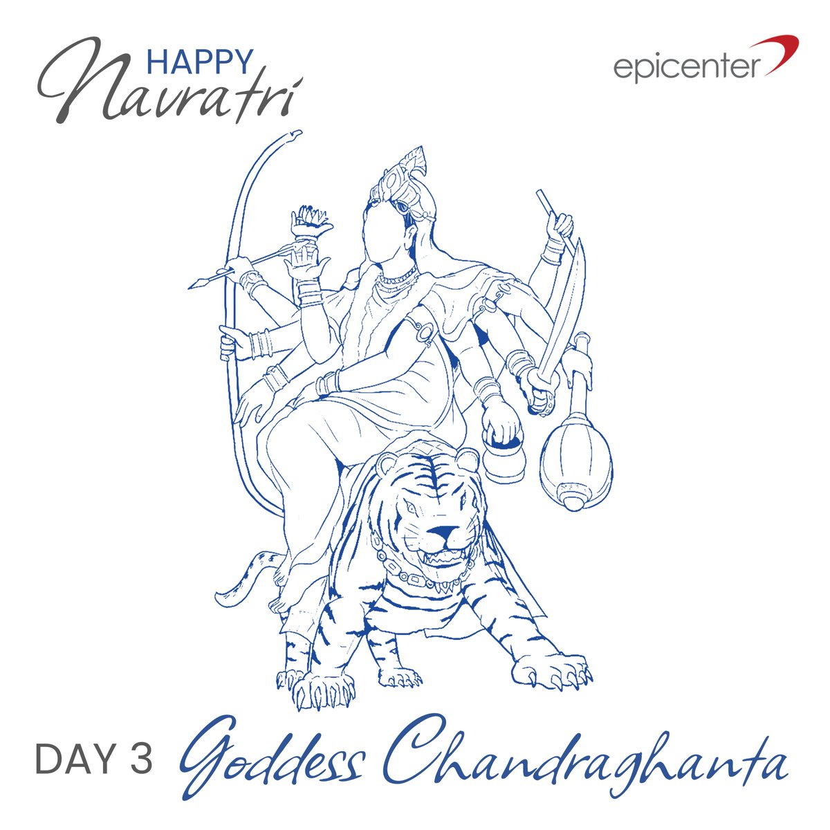 epicenterAI's tweet photo. Celebrating 3rd day of Joyous Navratri!
#Navratri #Garba #Navdevi #day3 #Blue
#LifeatEpi https://t.co/Hg3j6CTbLE