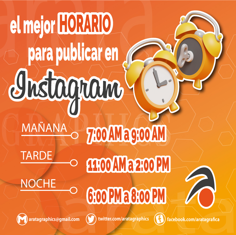aratagraphics's tweet photo. Según diferentes estudios de marketing digital, estos son los horarios ideales para postear en Instagram. 
Recuerda siempre corroborarlo con las estadísticas de tu perfil desde --> Total de seguidores --> Momentos de más actividad. 

#marketingdigital #marketingparanegocios https://t.co/E3ck2YoS55
