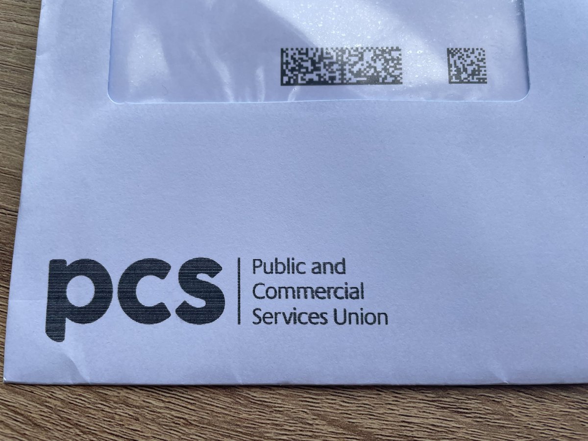 Our branch are delighted to see ballot papers trickling in! #UnionStrong @pcs_union