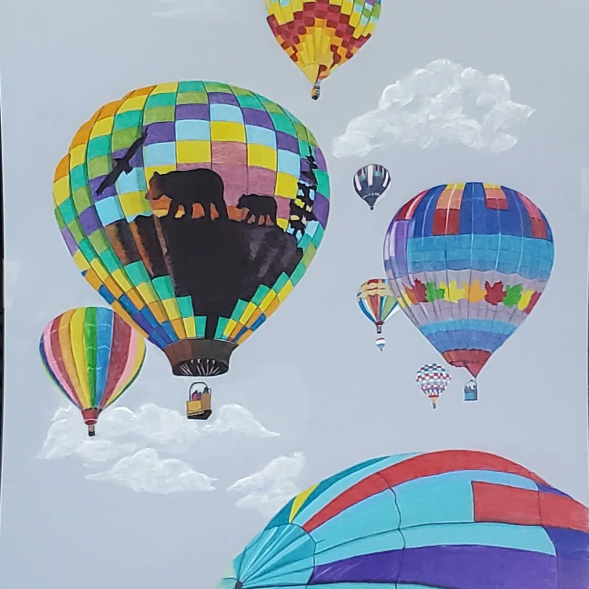 I am pleased that my art piece "Up Up and Away" has been juried into the Oct/Nov Interchage Exhibit @route22gallery in Cochrane AB