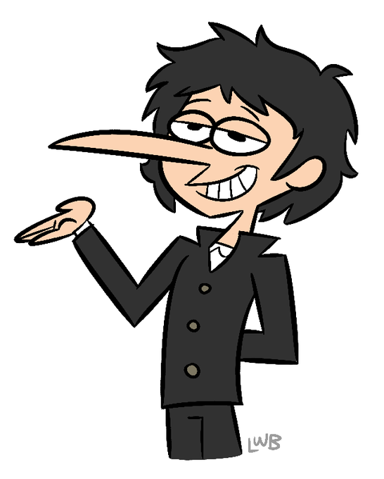 just kidding the first MHA character I draw out of my own free will is Nose Guy, you can already tell because big noses fit very good with cartoon styles and stuff 