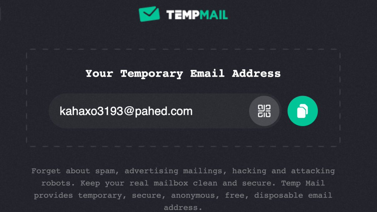 5. Temp-mail

You get a temporary email and inbox to help you sign up for websites and avoid all the spam down the line.