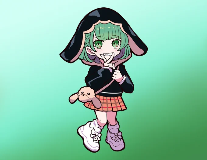 CR Fortnite部門に加入しました、るな選手()&ぺぽ選手()のイラスト制作しました! 