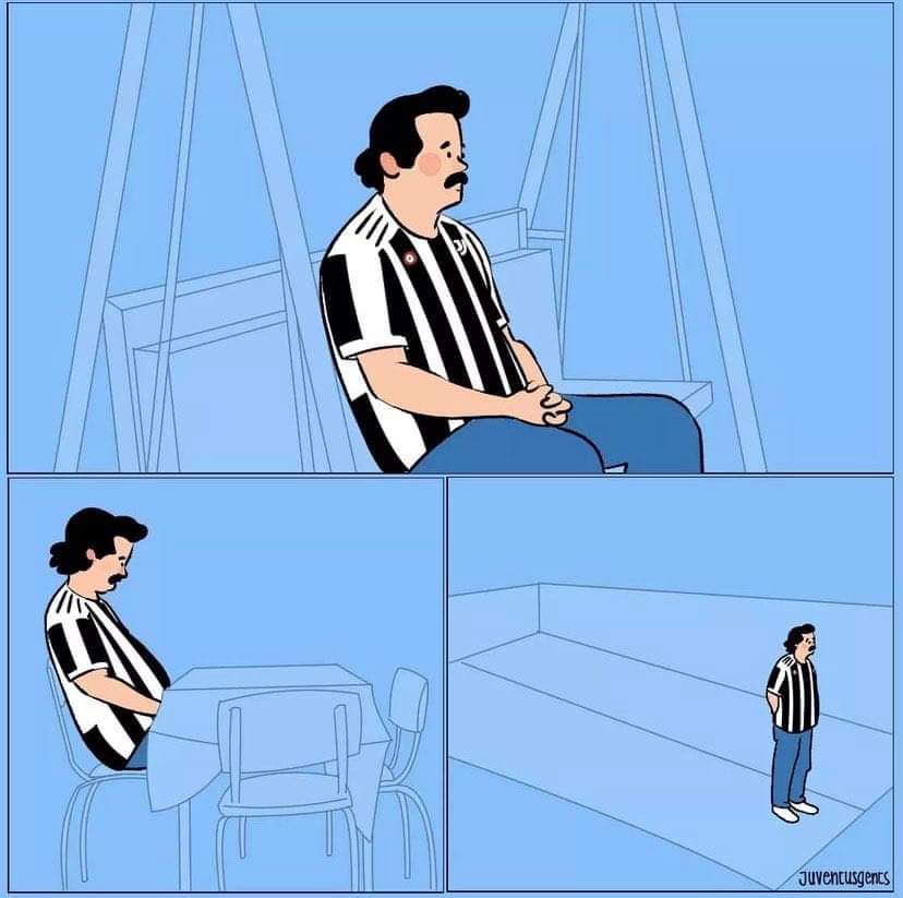 FredoCorleone_'s tweet photo. Todos nosotros esperando que la Juve se arregle. 😔 https://t.co/KV4MccR44I